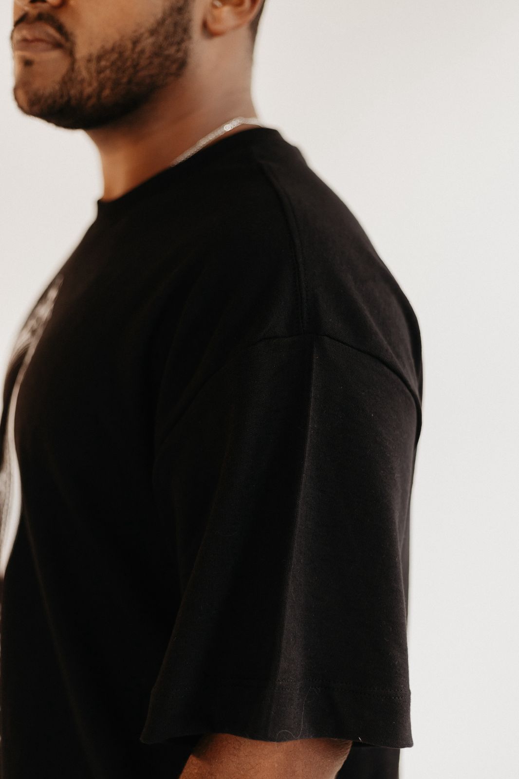 Camiseta Boxy "Ritual" Preta