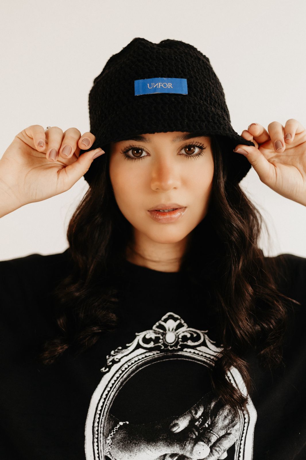 Bucket Hat em Tricot "Ritual" Preto