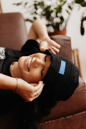 Bucket Hat em Tricot "Ritual" Preto