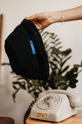 Bucket Hat em Tricot "Ritual" Preto